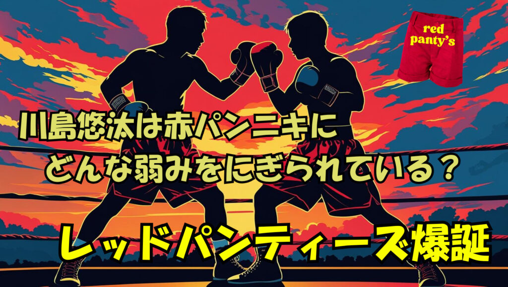 川島悠太は赤パンにどんな弱みがあるのか？二人の共通点まとめ【レッドパンティーズ】
